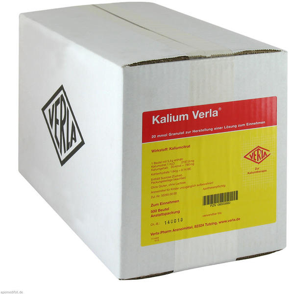 Kalium Granulat Beutel (500 Stk.)