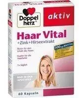 Doppelherz Haar Vital + Zink + Hirseextrakt Kapseln (60 Stk.)
