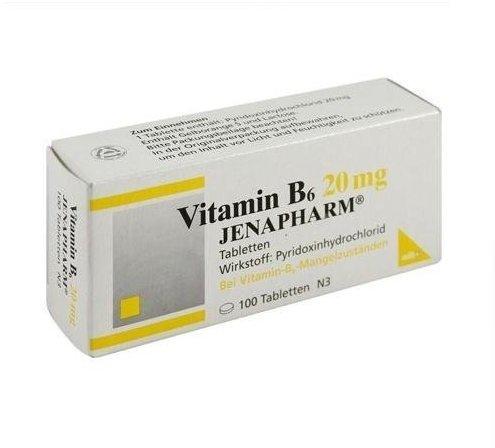 Jenapharm Vitamin B6 20 mg Tabletten (100 Stk.) Test TOP Angebote ab 2,38 €  (Juli 2023)