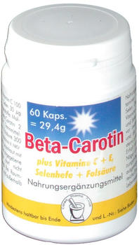 Pharma Peter Beta Carotin Kapseln + Vitamin C + E (60 Stk.)