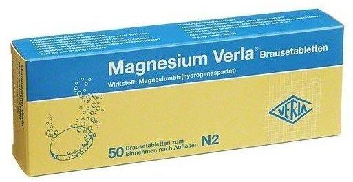 Magnesium Verla Brausetabletten (50 Stk.) Test TOP Angebote ab 8,52 €  (Oktober 2023)