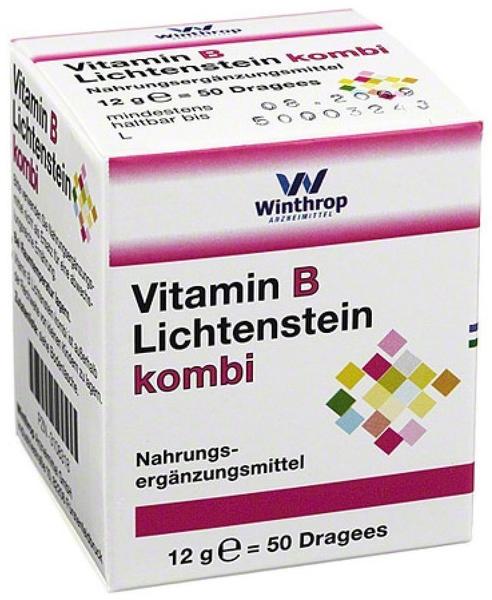 Zentiva Vitamin B Lichtenstein Kombi Dragees 50 St.