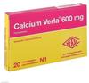 Calcium Verla 600 mg Filmtabletten 20 St