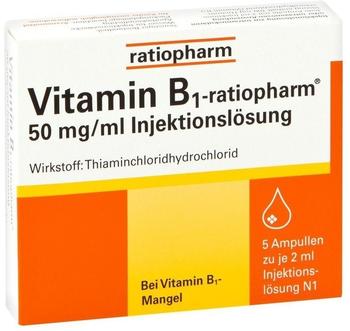 Vitamin B1 Injektionslösung Ampullen (5 x 2 ml)