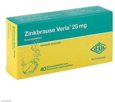 Zinkbrause Verla 25 mg Brausetabletten (40 Stk.)