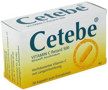 Vitamin C Retardkapseln 500 mg (30 Stk.)