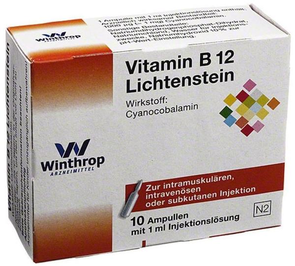 Vitamin B 12 1000 ug Lichtenstein Ampullen (10 ml)