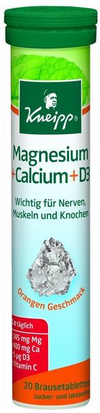 Kneipp Magnesium + Calcium + D3 Brausetabletten 20 St.
