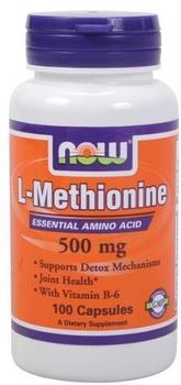 Now Foods L-Methionine 500mg Caps (100 pcs)
