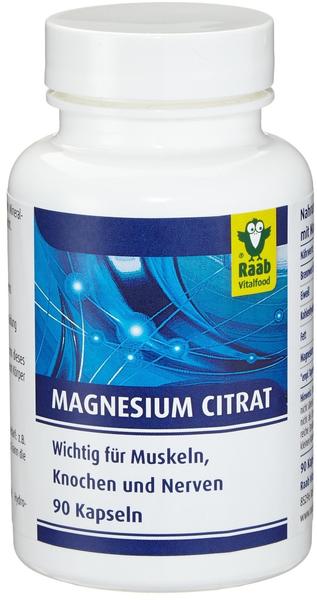 Raab Vitalfood Magnesium-Citrat Kapseln (90Stk.)