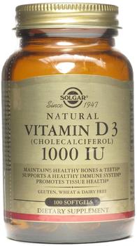 Solgar Vitamin D3 1000IU Weichkapseln (100 Stk.)