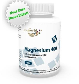 VITA-WORLD Magnesium 400mg 120 Vegi Kapseln Apotheken Herstellung