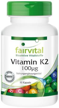 Fairvital Vitamin K2 100 µg Kapseln 90 St.