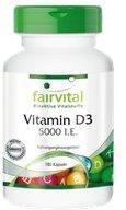Fairvital Vitamin D3 5000 I.E. Kapseln 180 St.