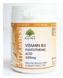 G&G Vitamins B5 Pantothensäure 500 mg 100 veg. Kapseln GG (vegan)