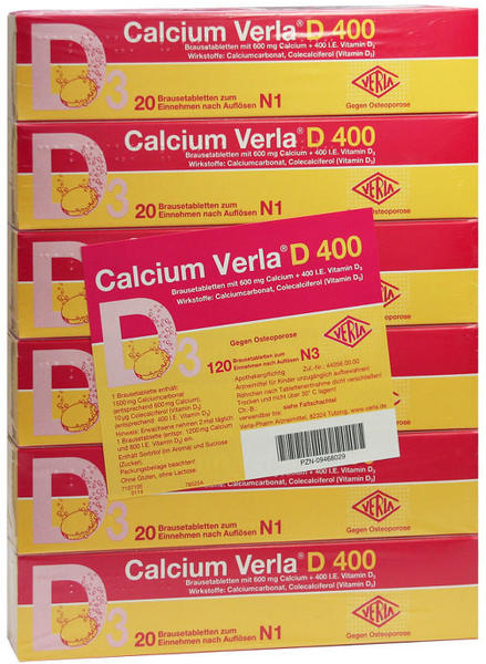 Calcium Verla D400 Brausetabletten (120 Stk.)
