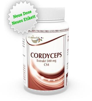 Vita-World Cordyceps Extrakt 500 mg Kapseln (100 Stk.)
