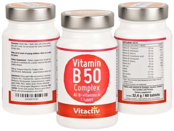 Vitactiv Vitamin B 50 Time Released 60 St.