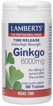 Lamberts Ginkgo 6000mg 180 Tabletten LB