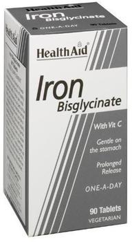 HealthAid Iron Bisglycinate Tabletten 90 St.