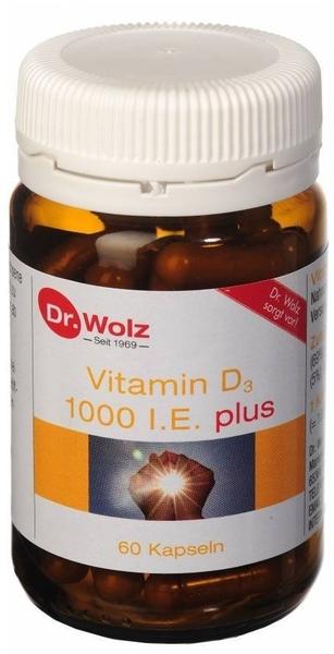 Dr. Wolz Vitamin D3 1000 I. E. Plus Kapseln (60 Stk.)