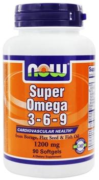 Now Foods Super omega 3-6-9 1200 mg (90 softgels)