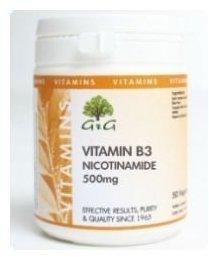 G&G Vitamins Vitamin B3 Nicotinamide 500 mg Kapseln 120 St.