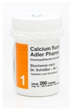 Adler Pharma Biochemie 1 Calcium Fluor. D 12 Tabletten (200 Stk.)