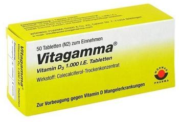 Vitagamma Vitamin D 3 1000 I.E. Tabletten (50 Stk.)