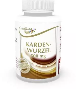 VITA-WORLD Kardenwurzel-Extrakt 500mg 100 Vegi Kapseln