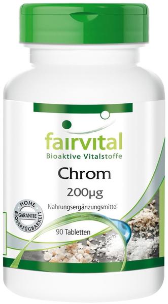 Fairvital Chrom 200 µg Tabletten 90 St.