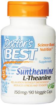 Doctors Best Doctor&apos;s Best, Suntheanine L-theanin, 150 mg, 90 vegetarische Kapseln