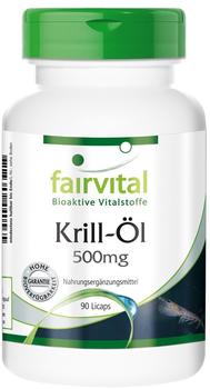 Fairvital Krill-Öl 500 mg Softgels 90 St.