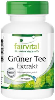 Fairvital Grüner Tee Extrakt Kapseln 100 St.
