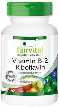 Fairvital Vitamin B-2 Riboflavin 100 Tabletten a 10mg fairvital