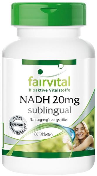 Fairvital NADH 20mg sublingual Tabletten (60 Stk.)