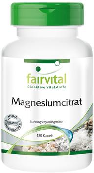 Fairvital Magnesiumcitrat Kapseln (120 Stk.)