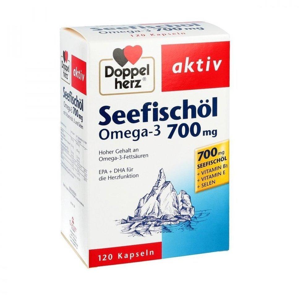 Doppelherz Seefischöl Omega 3 700mg Kapseln (120 Stk.) Angebote ab 7,86