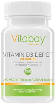 Vitabay Vitamin D3 Depot 20.000 i.E. Tabletten (240Stk.)