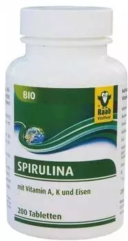 Raab Vitalfood Spirulina Bio Lutschtabletten (200 Stk.)