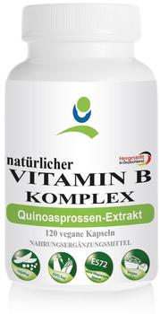APOrtha natürlicher Vitamin B Komplex aus Quinoasprossen-Extrakt - 120 vegane Kapseln