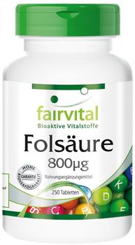 Fairvital Folsäure Tabletten (250 Stk.)