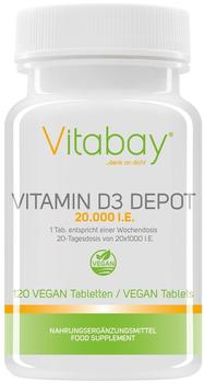 Vitabay Vitamin D3 Depot 20.000 i.E. Tabletten (120Stk.)