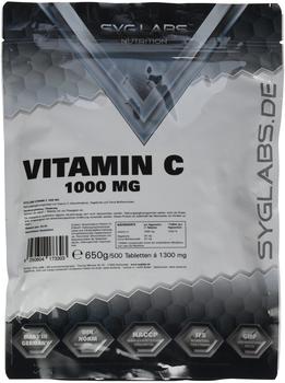 Syglabs Vitamin C 1000 mg Tabletten plus Biolavonoide und Hagebutte - 500 Tabletten, 1er Pack (1 x 325 g)