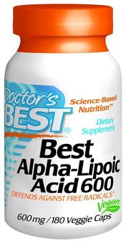Doctors Best Alpha-Lipoic Acid 600 mg Kapseln 180 St.