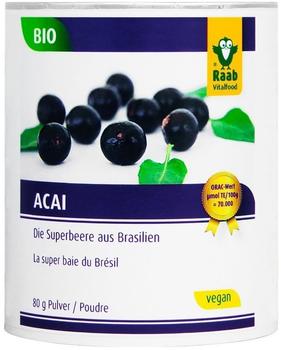 Raab Vitalfood Acai Bio Pulver (80 g)