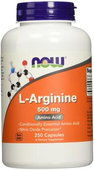 NOW Foods L-Arginine 500 mg Kapseln 250 S.