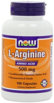 Now Foods L Arginin 500mg Kapseln (100 Stk.)