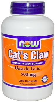 NOW Foods Cats Claw 500 mg Kapseln 250 St.