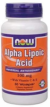 Now Foods Alpha Lipoic Acid 100 mg 60 Kapseln